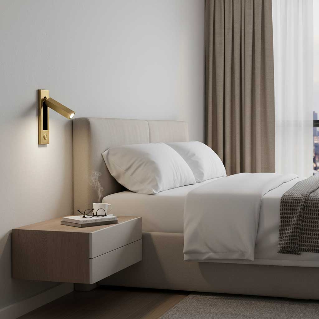 Recessed Bedside Wall Sconce