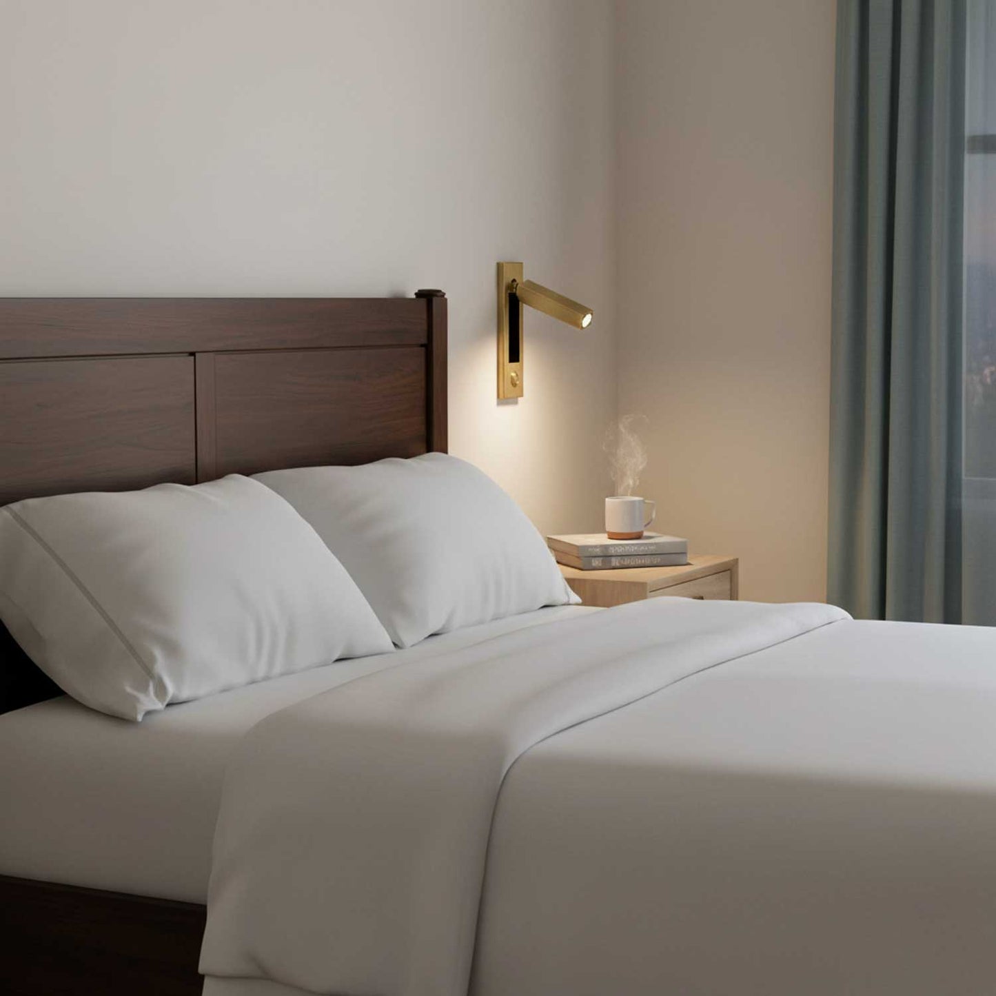 Recessed Bedside Wall Sconce