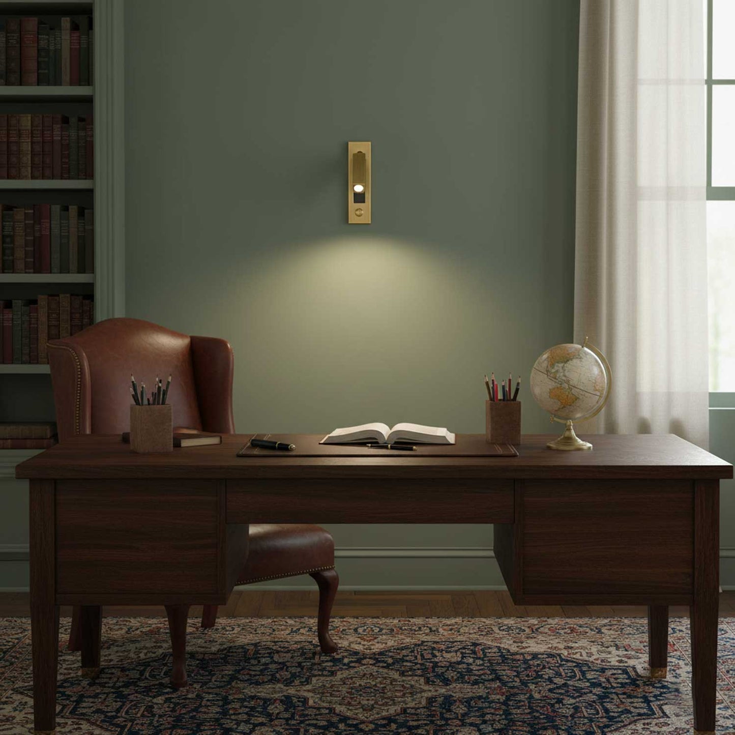 Recessed Bedside Wall Sconce