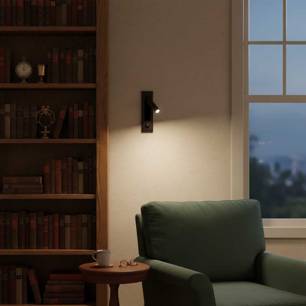 Recessed Bedside Wall Sconce
