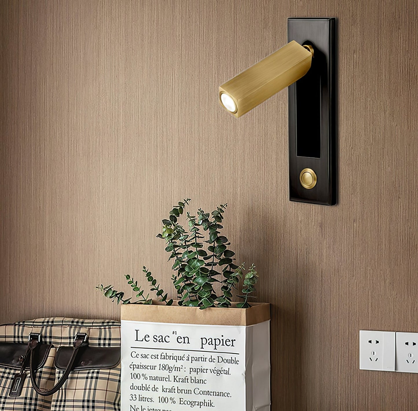 Recessed Bedside Wall Sconce