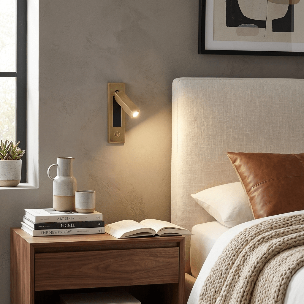Recessed Bedside Wall Sconce