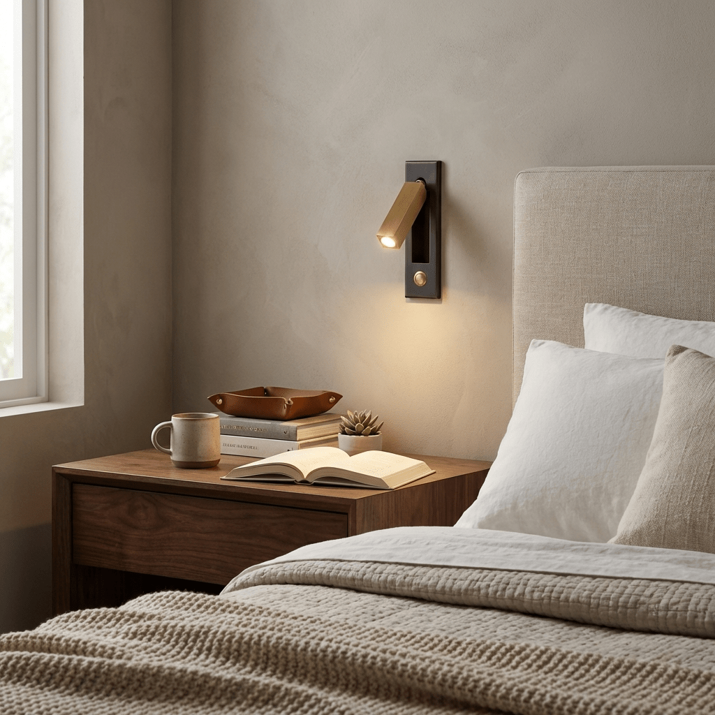 Recessed Bedside Wall Sconce