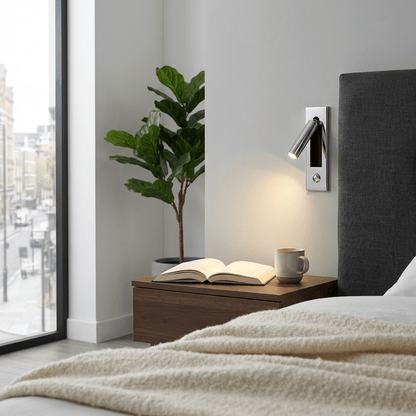 Recessed Bedside Wall Sconce