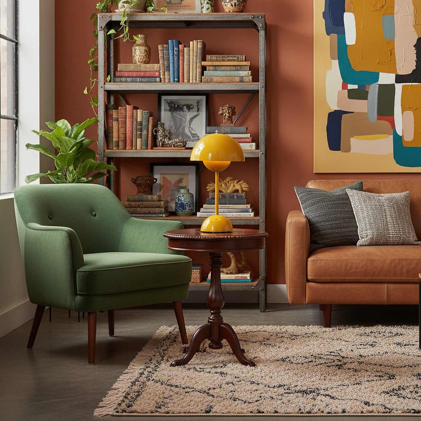 Cordless Flowerpot Portable Table Lamp