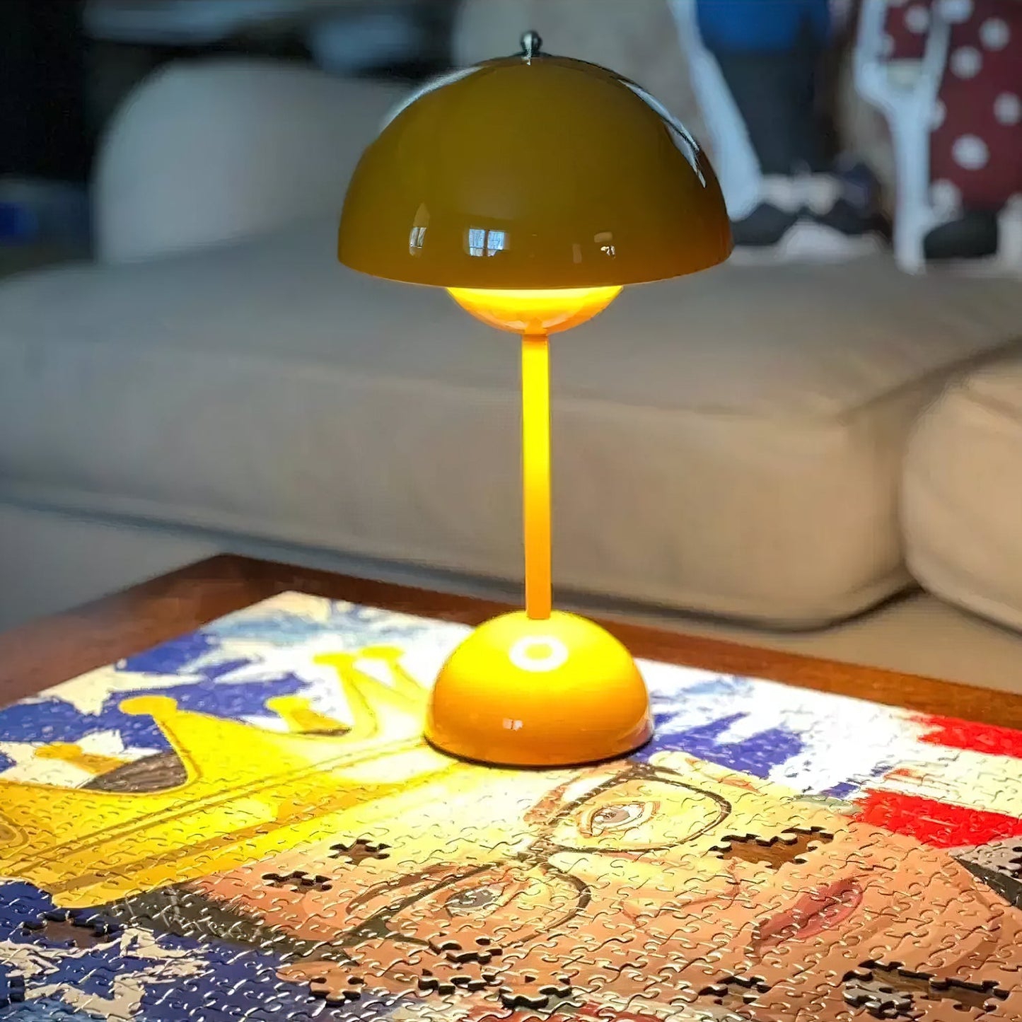 Cordless Flowerpot Portable Table Lamp