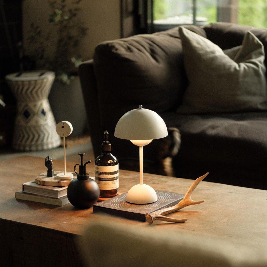Cordless Flowerpot Portable Table Lamp