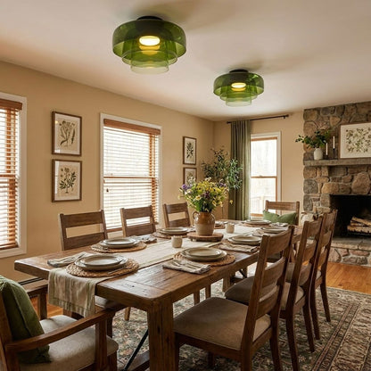 Tiered Ring Ceiling Light