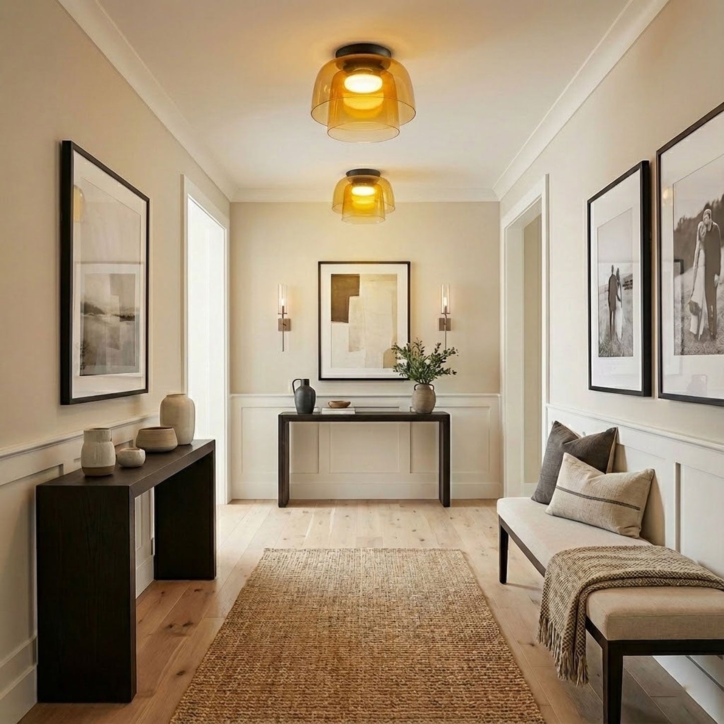 Tiered Ring Ceiling Light