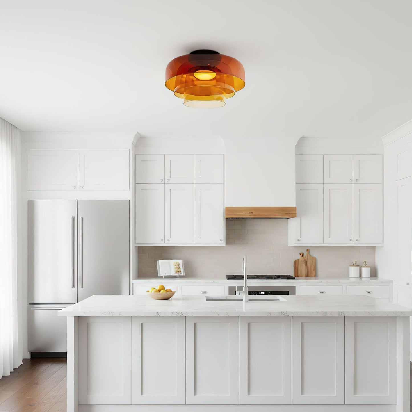 Tiered Ring Ceiling Light