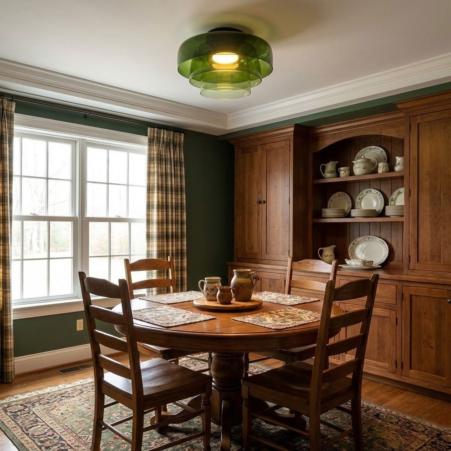 Tiered Ring Ceiling Light