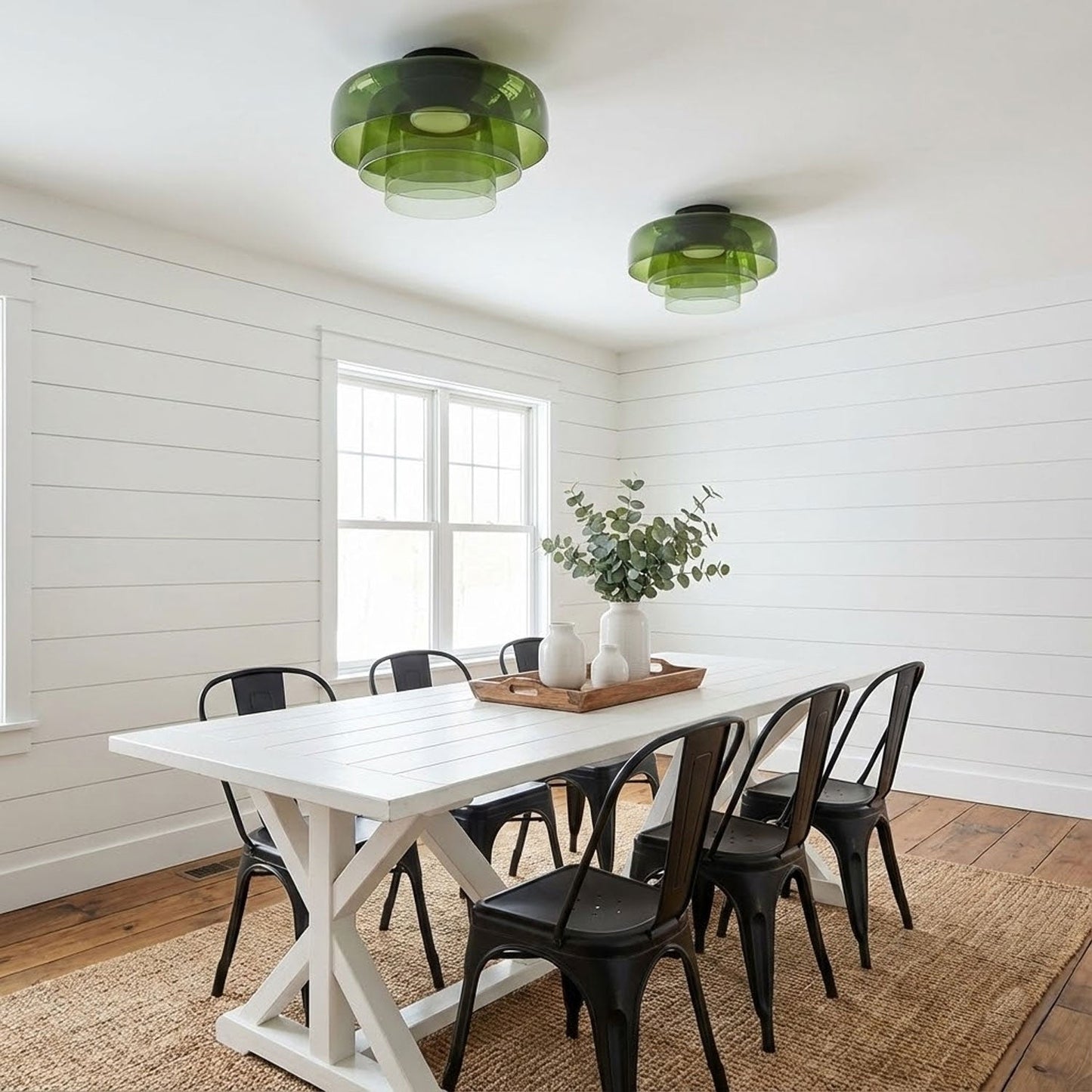 Tiered Ring Ceiling Light