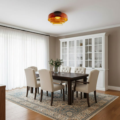 Tiered Ring Ceiling Light