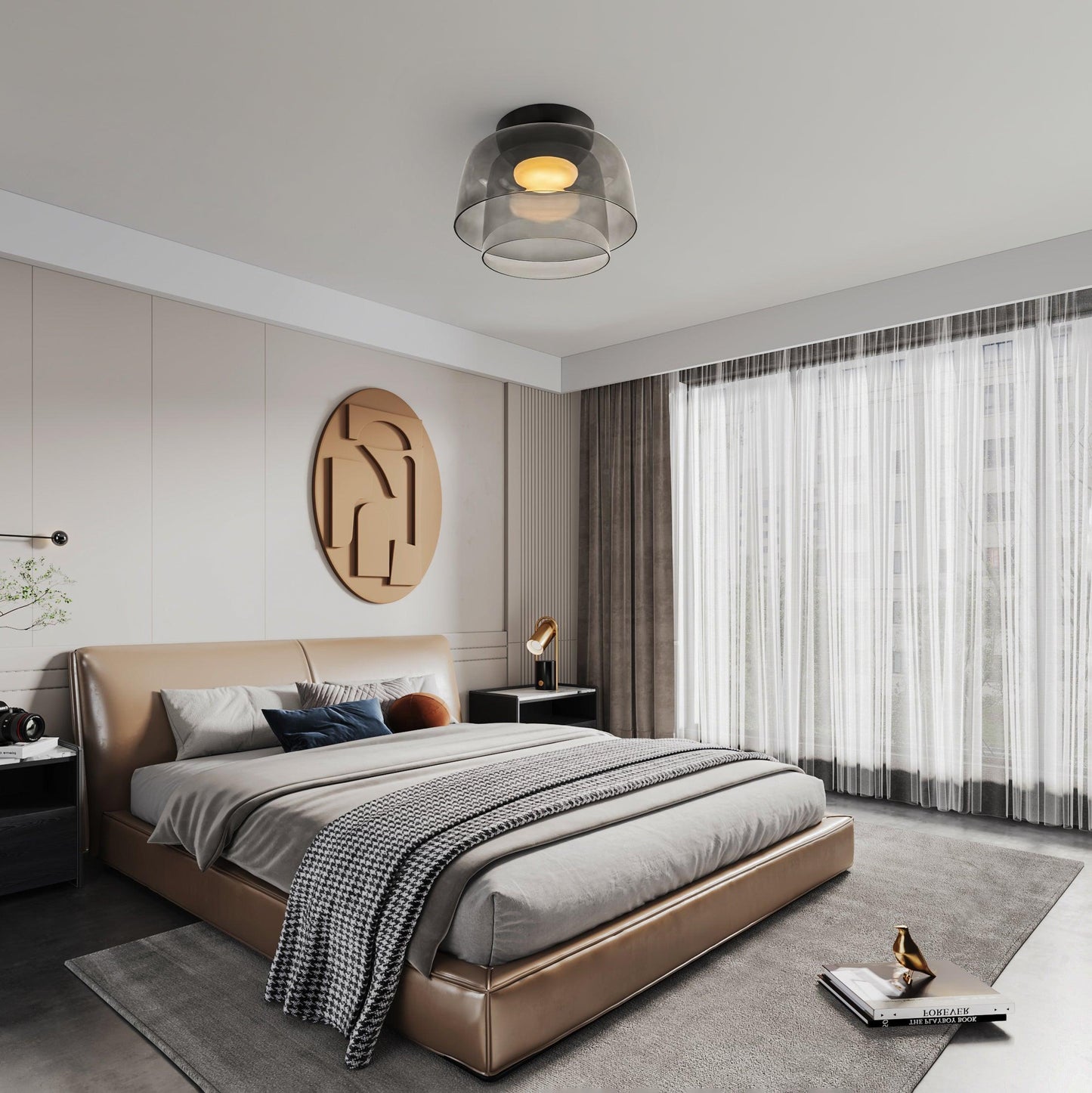 Tiered Ring Ceiling Light