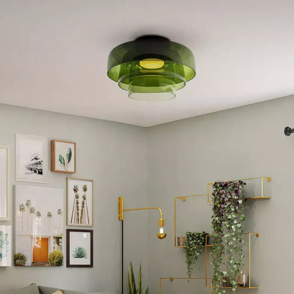 Tiered Ring Ceiling Light