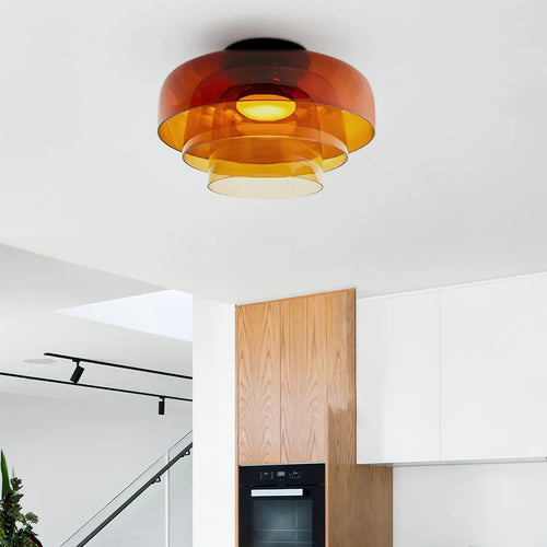 Tiered Ring Ceiling Light