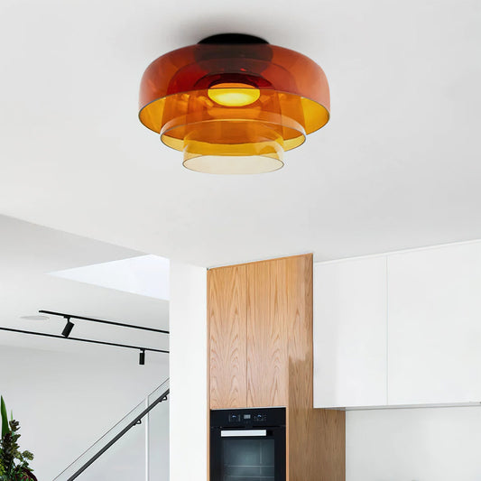 Tiered Ring Ceiling Light