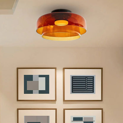 Tiered Ring Ceiling Light