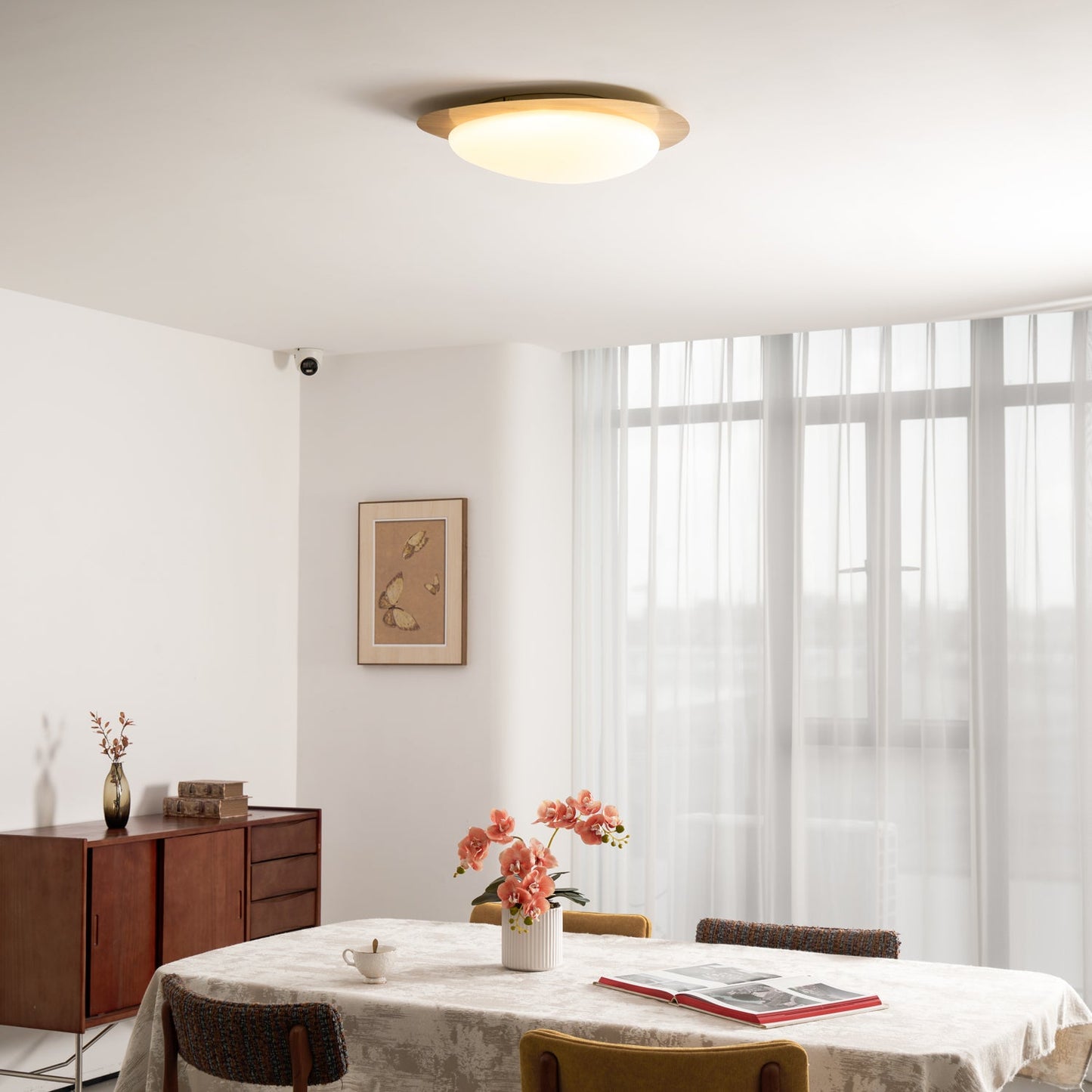 Pebble Flush Ceiling Light