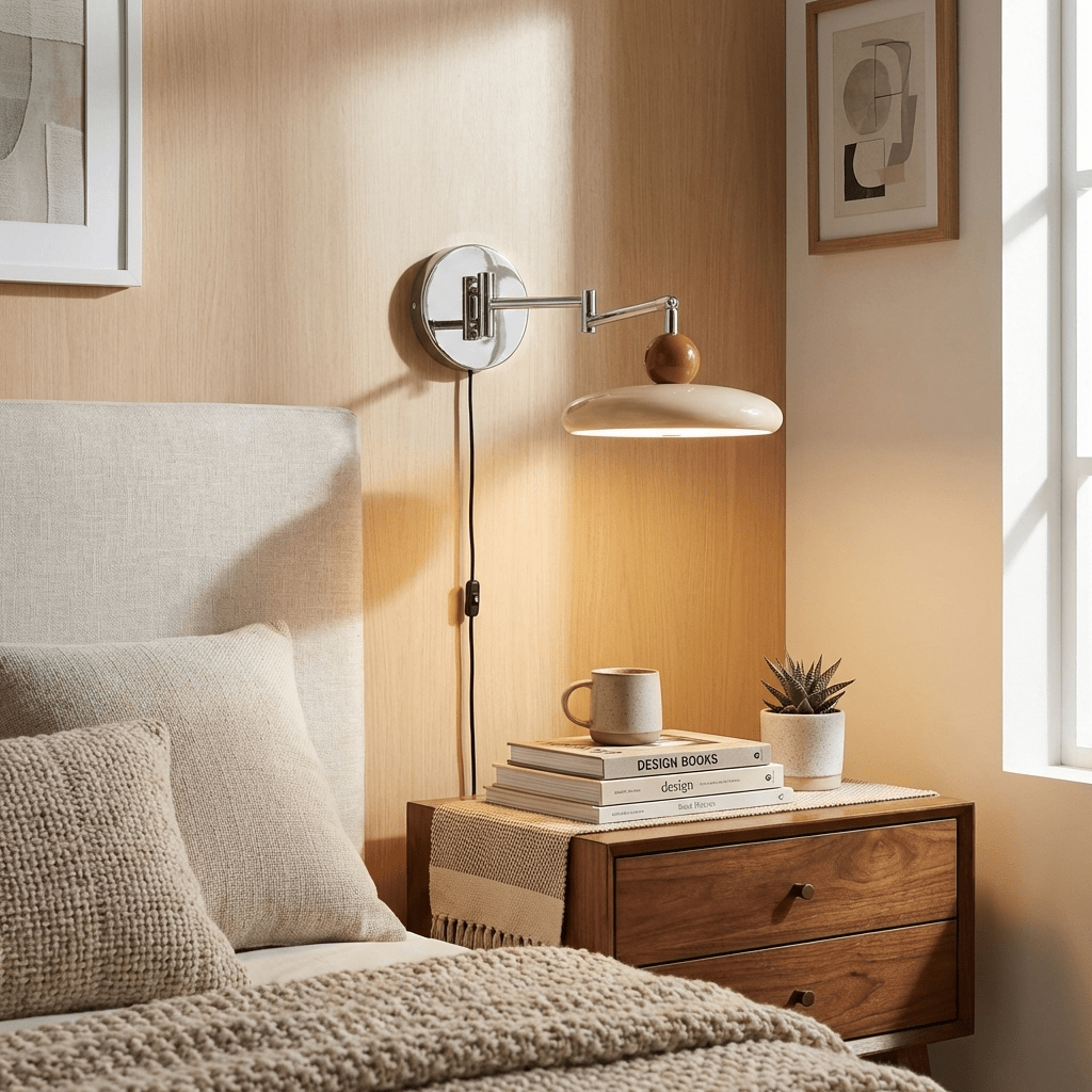 Soft Glow Plug in Wall Sconce