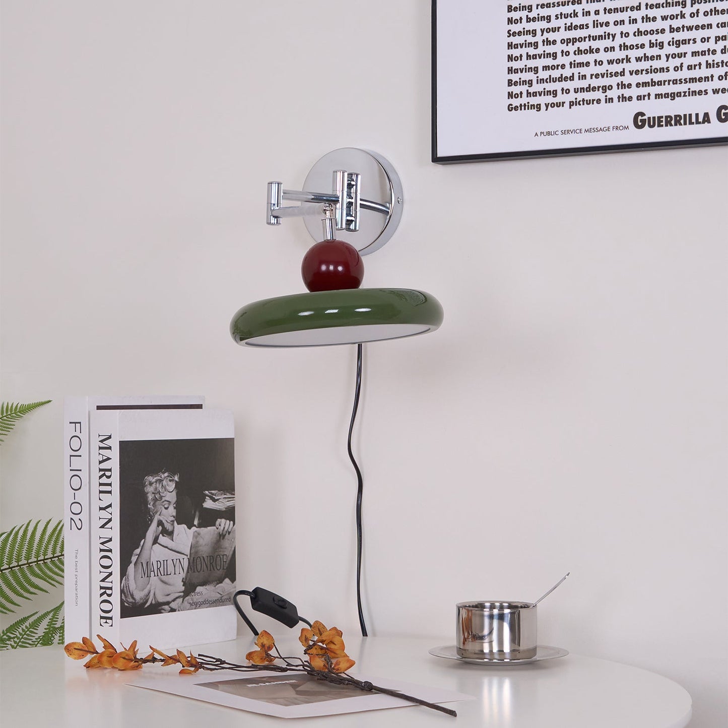 Soft Glow Plug in Wall Sconce
