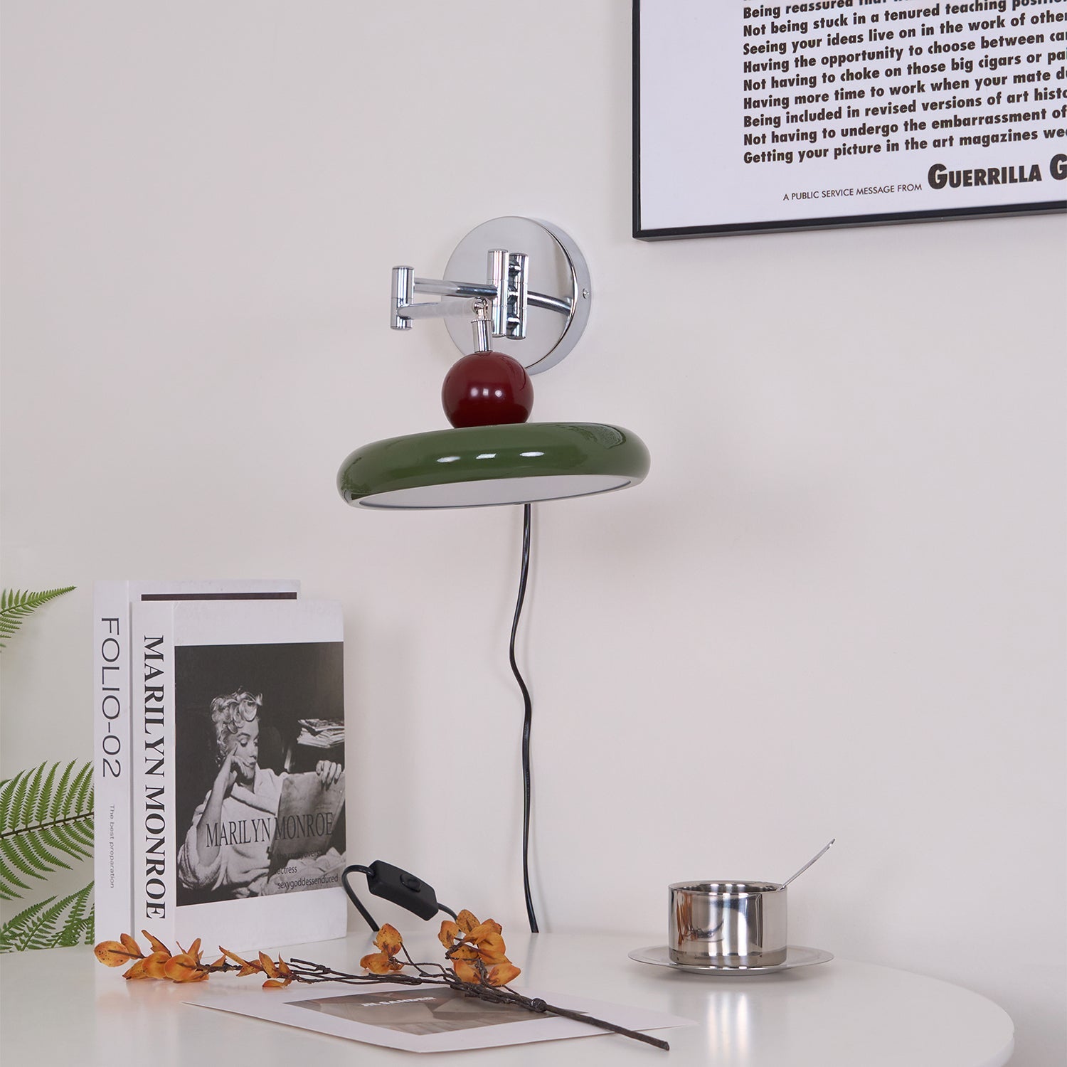Soft Glow Plug in Wall Sconce