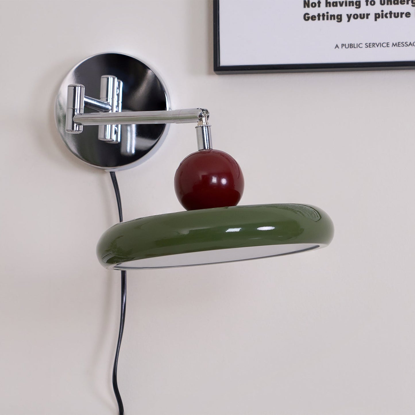 Soft Glow Plug in Wall Sconce