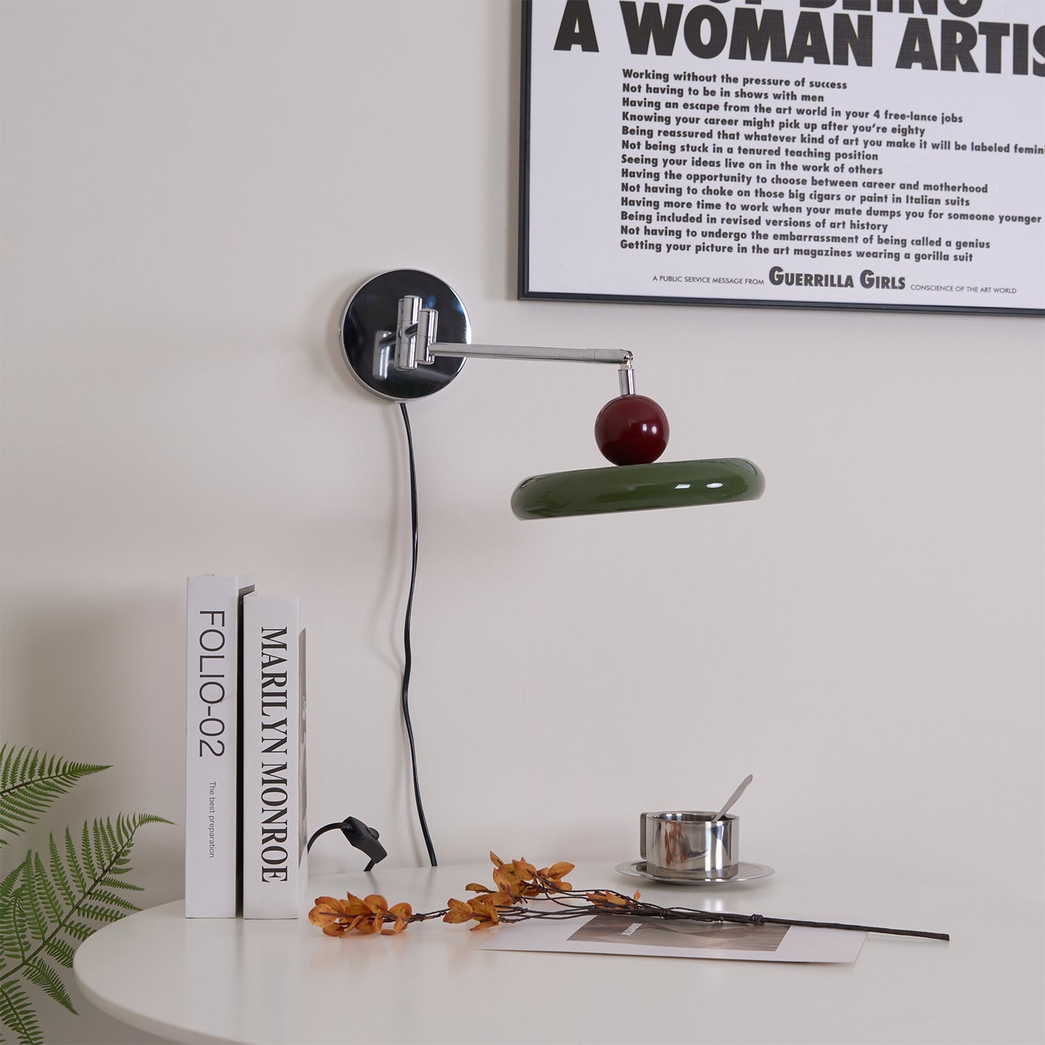 Soft Glow Plug in Wall Sconce