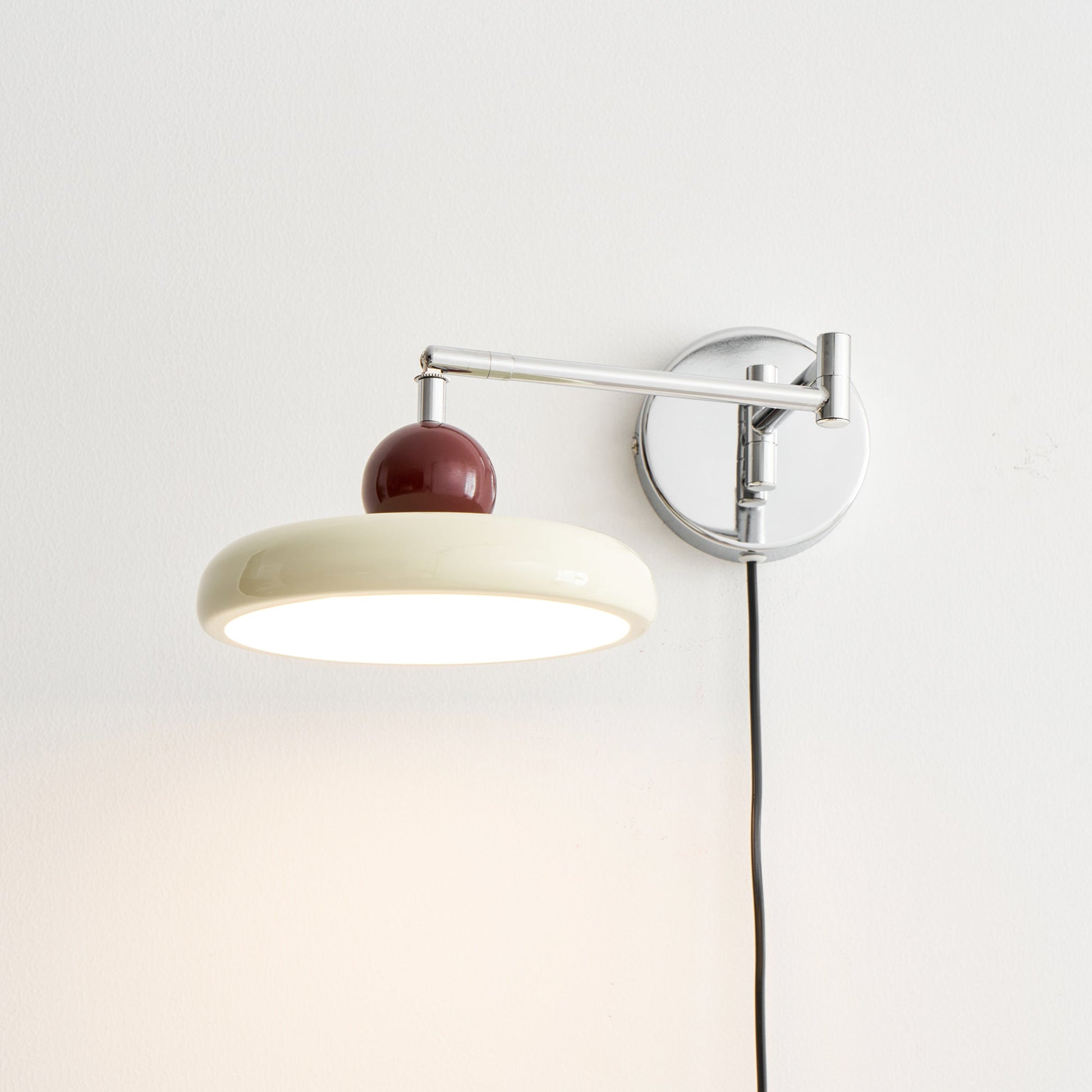Soft Glow Plug in Wall Sconce