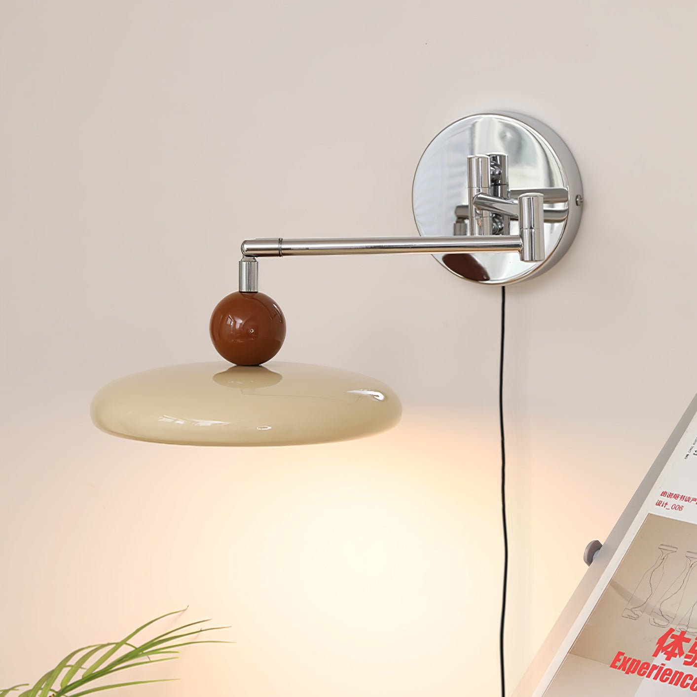 Soft Glow Plug in Wall Sconce