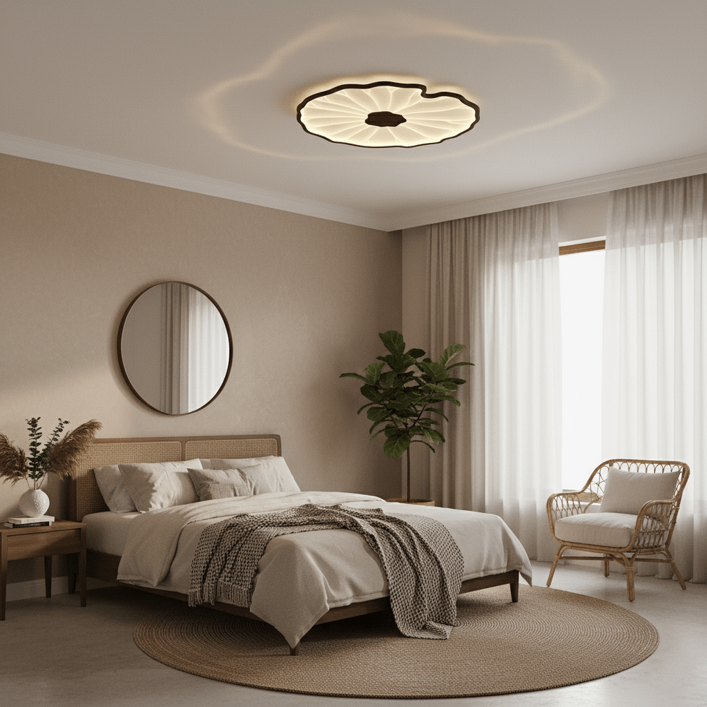 Organic Curve Ceiling Light