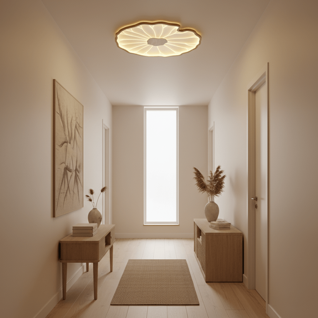 Organic Curve Ceiling Light