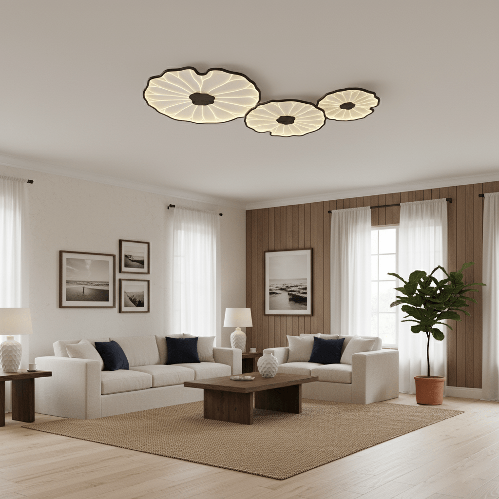 Organic Curve Ceiling Light