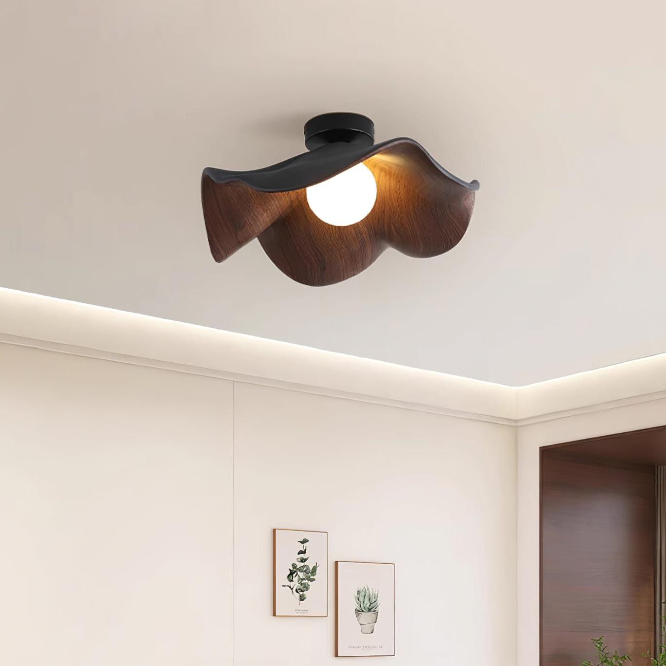 Petal Curve Ceiling Light