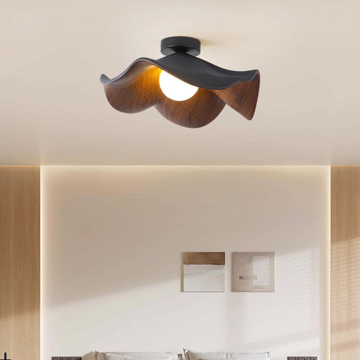 Petal Curve Ceiling Light