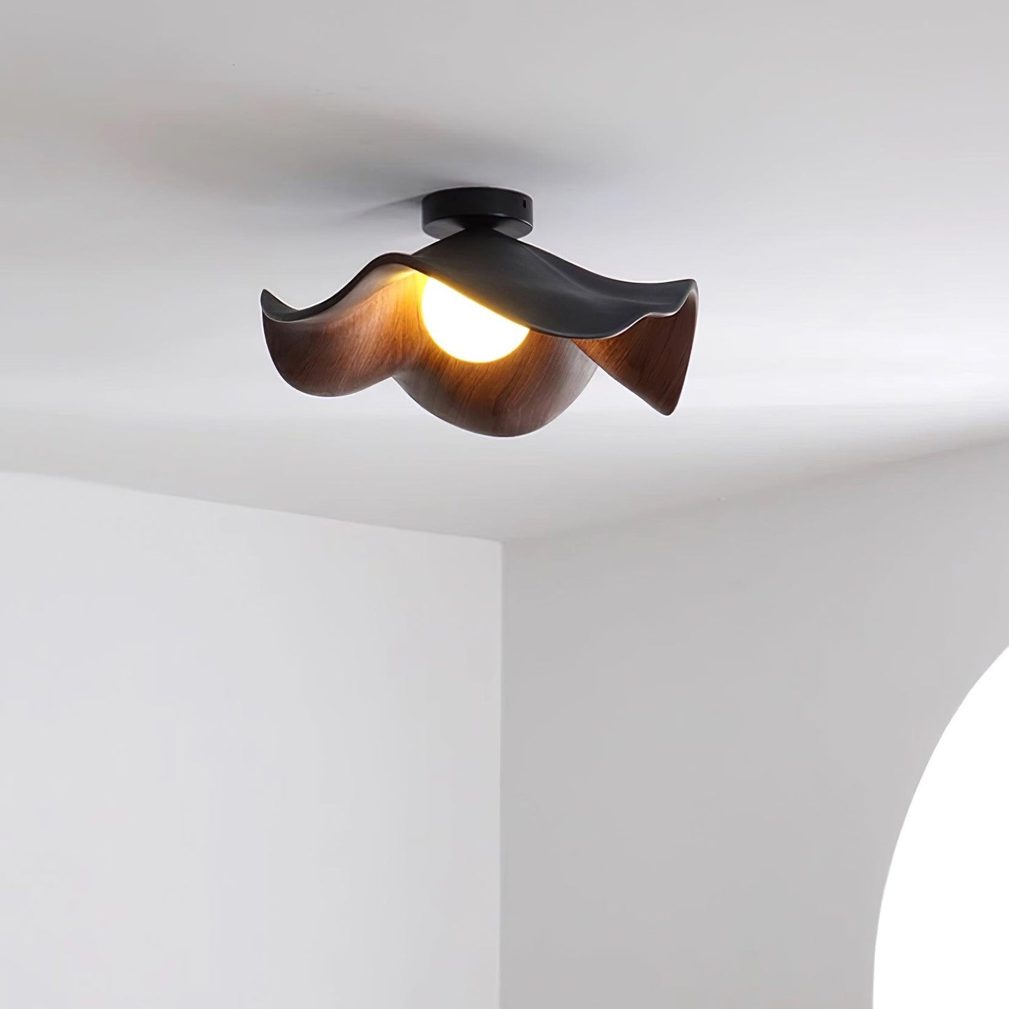 Petal Curve Ceiling Light