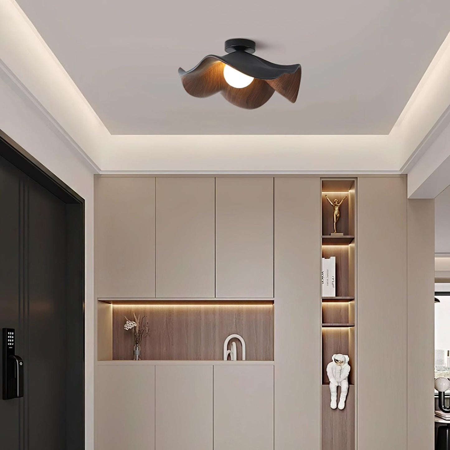 Petal Curve Ceiling Light