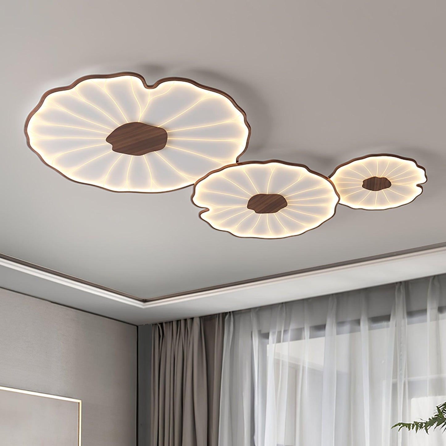 Organic Curve Ceiling Light
