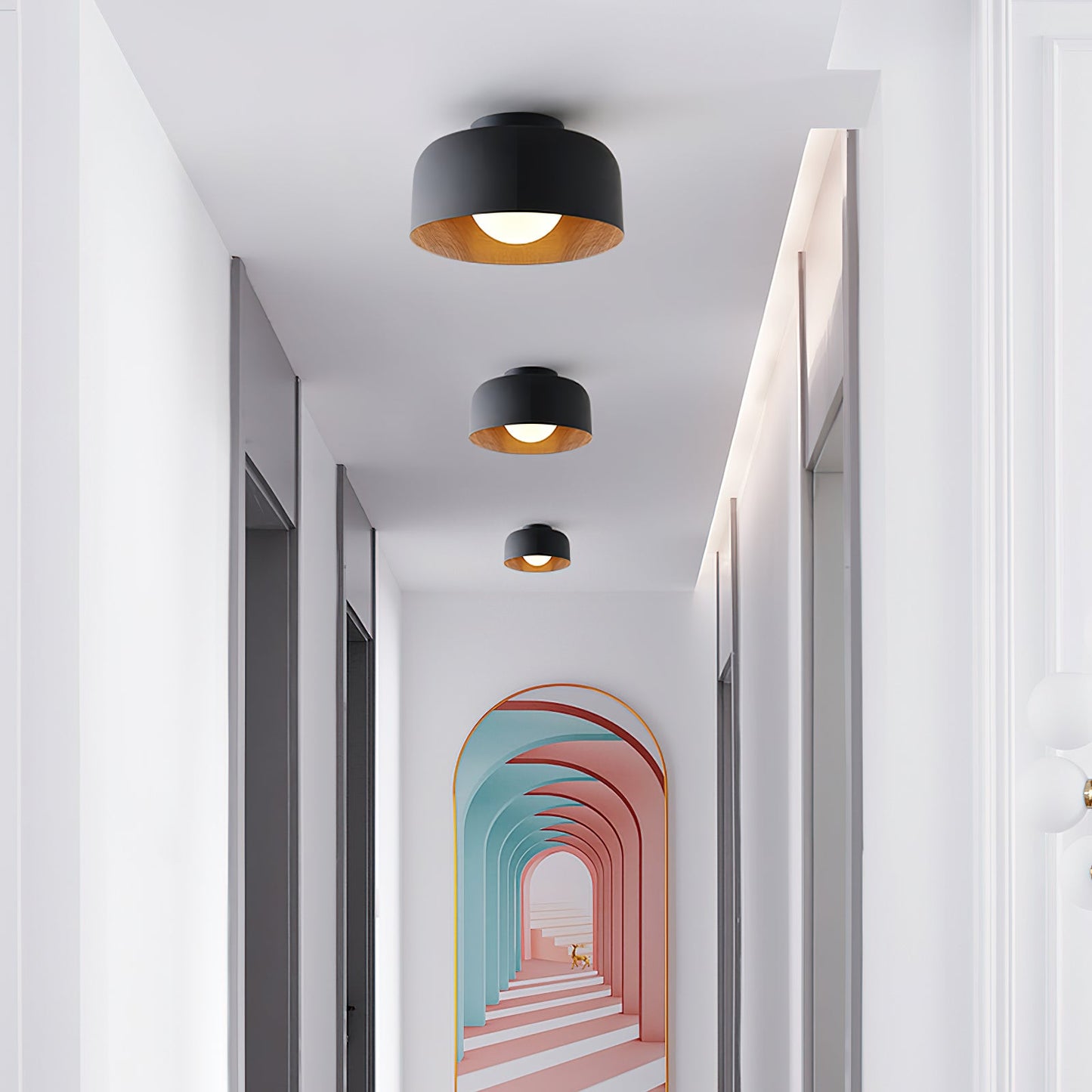 Orbital Glow Ceiling Light