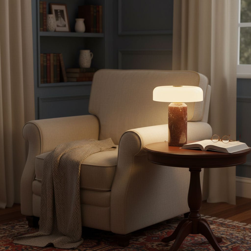 Moonstone Marble Table Lamp