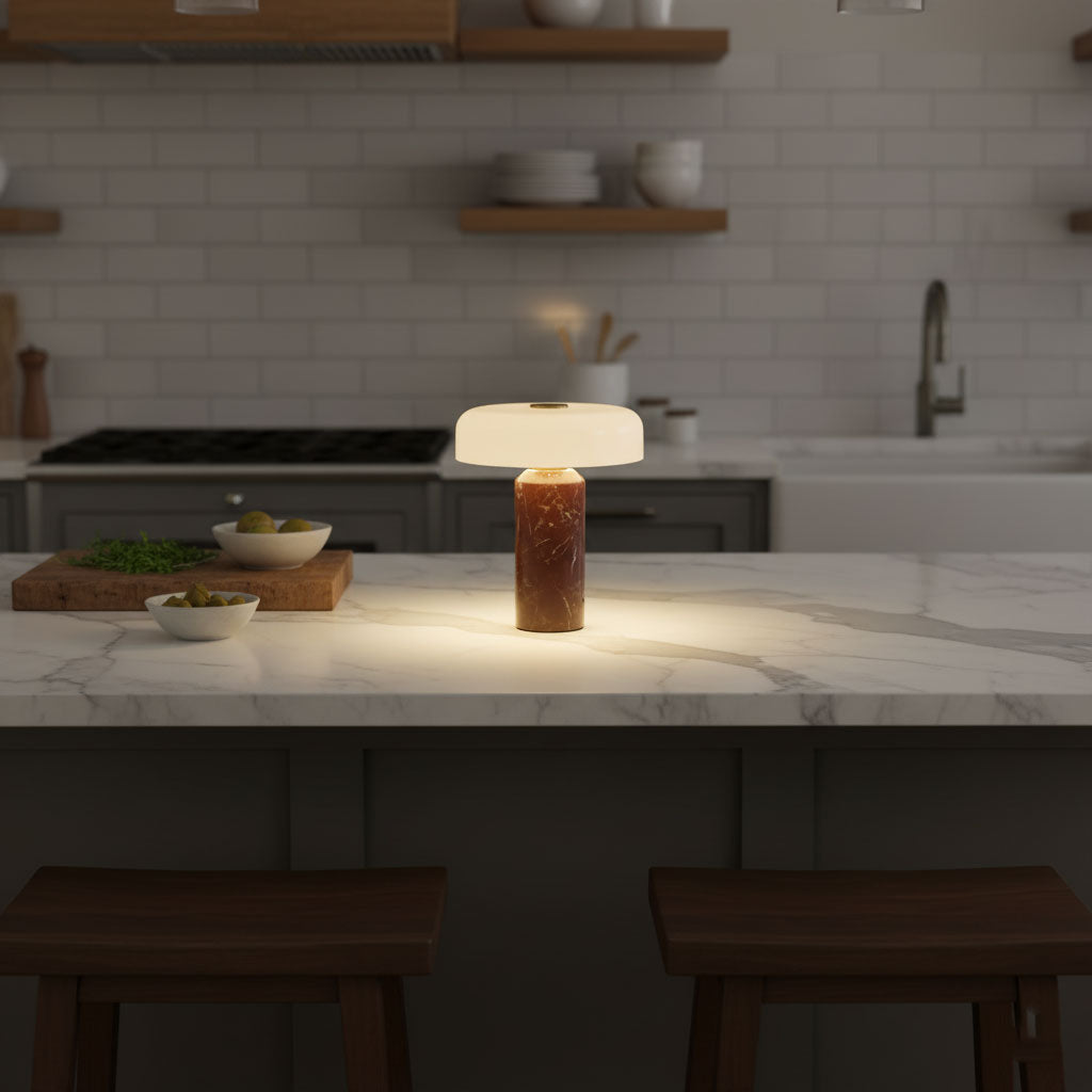 Moonstone Marble Table Lamp