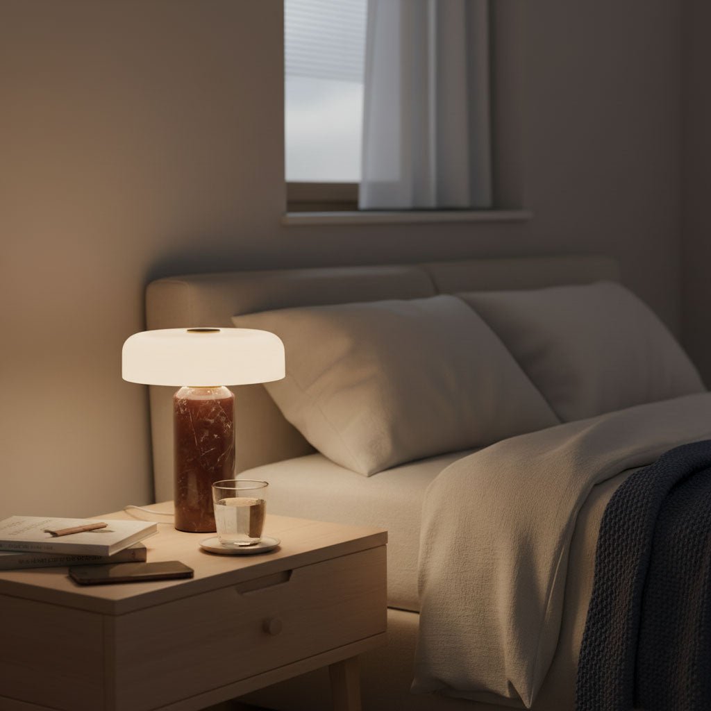 Moonstone Marble Table Lamp