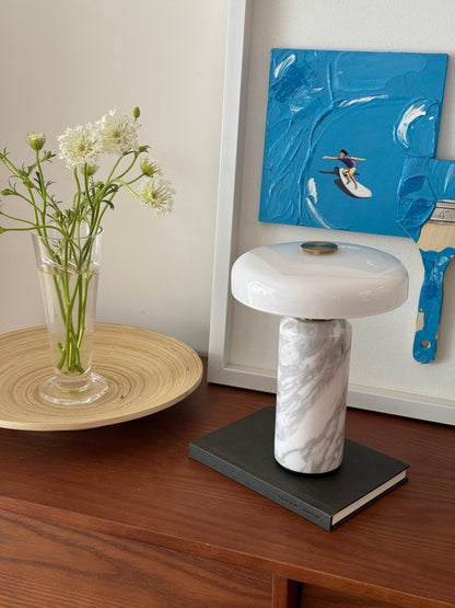 Moonstone Marble Table Lamp