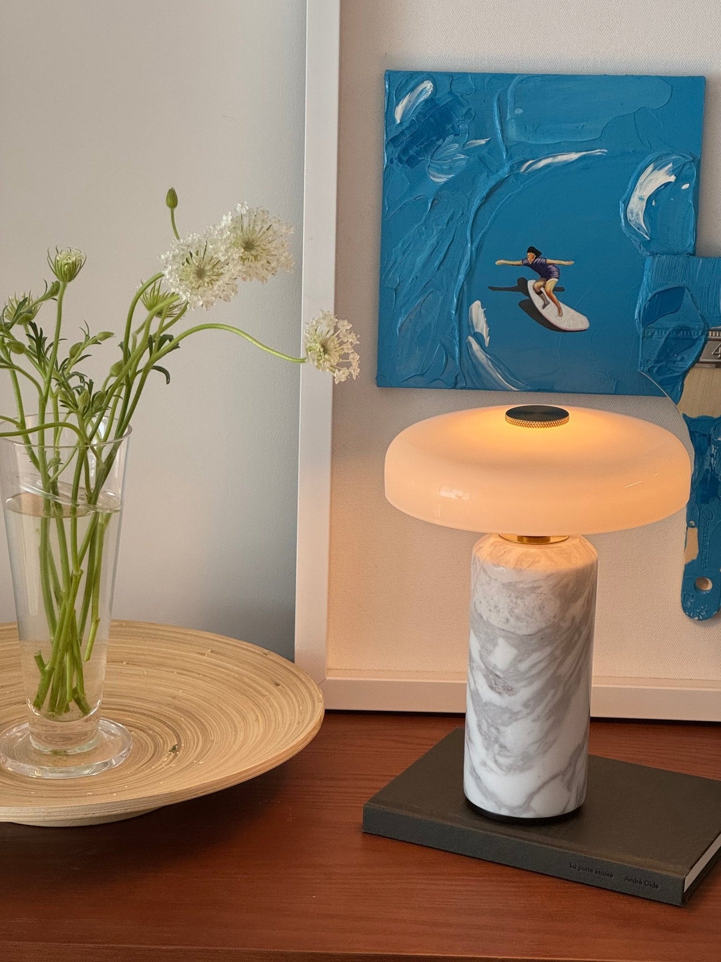 Moonstone Marble Table Lamp