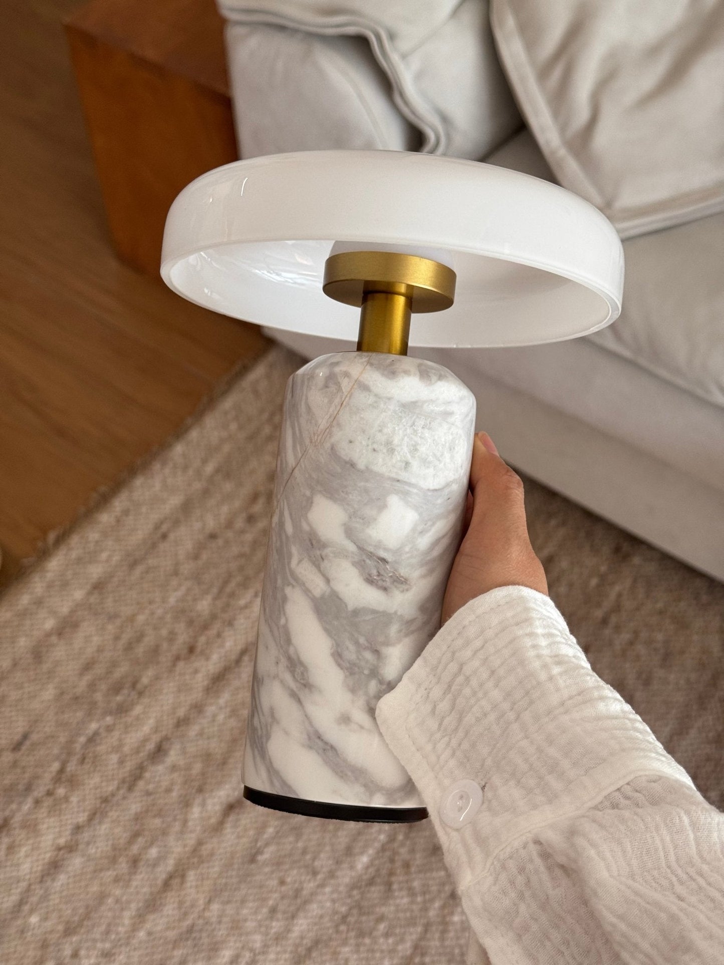 Moonstone Marble Table Lamp