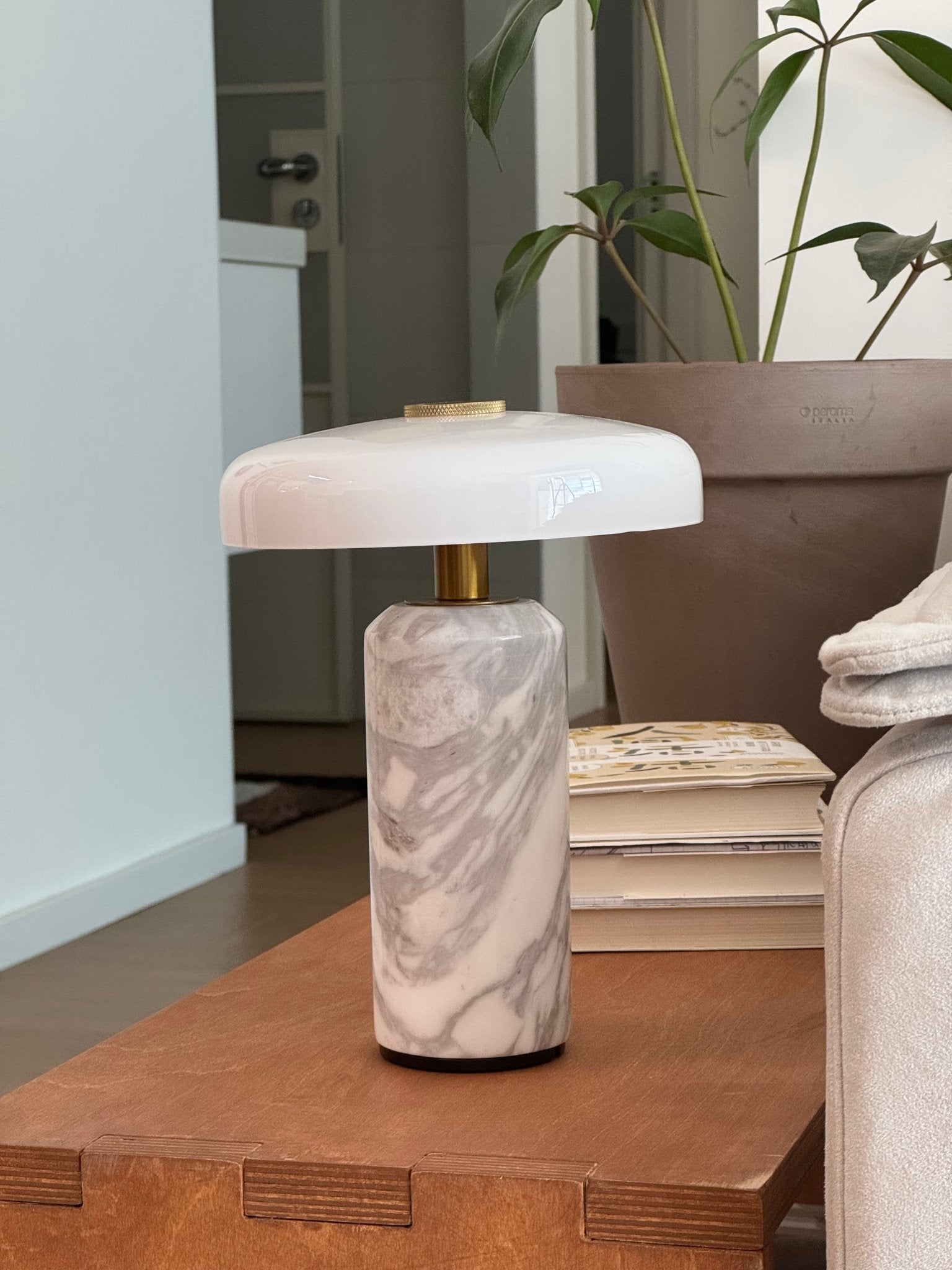 Moonstone Marble Table Lamp