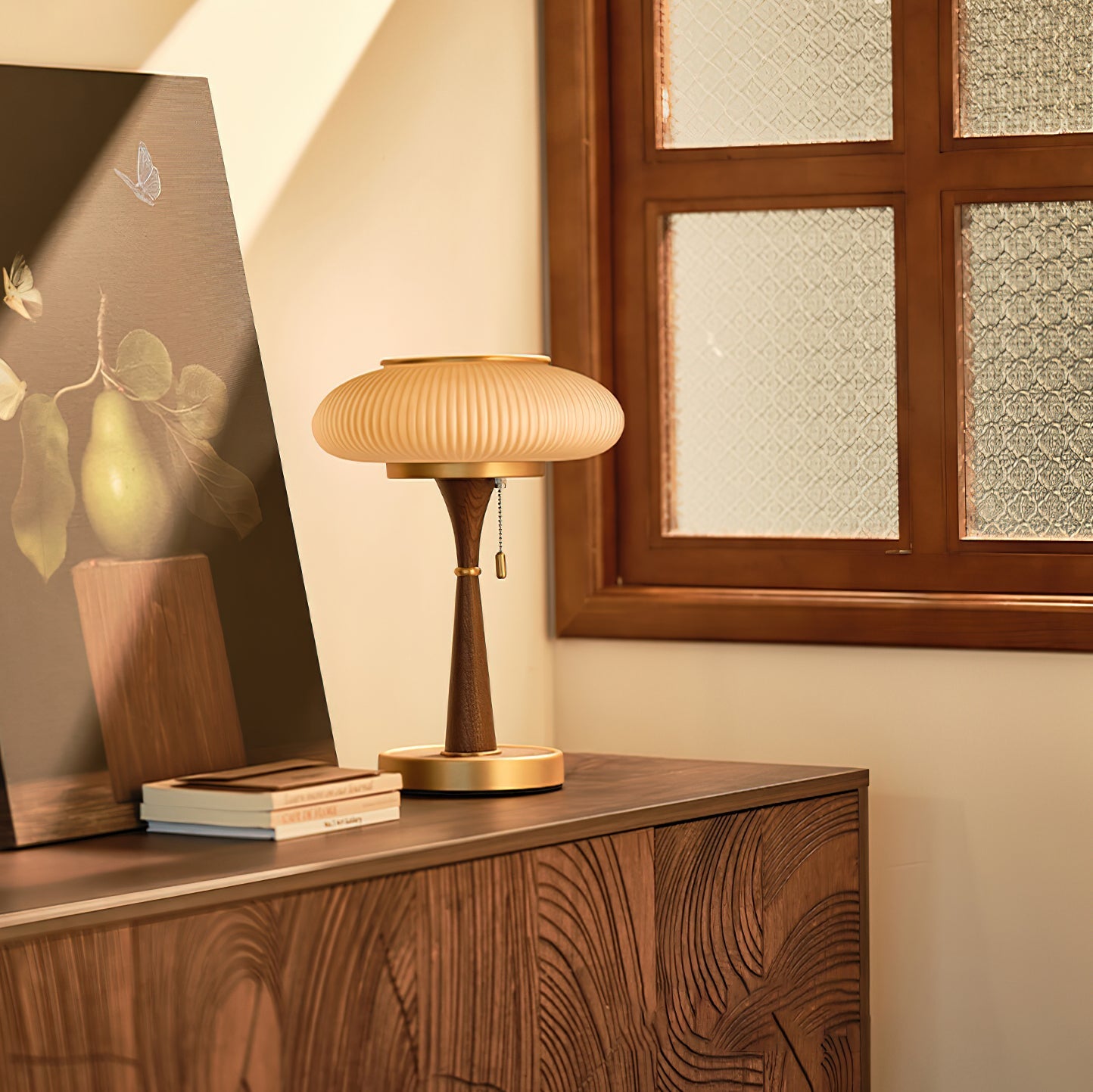 Mushroom Shade Table Lamp
