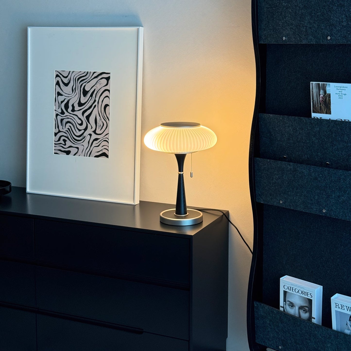 Mushroom Shade Table Lamp