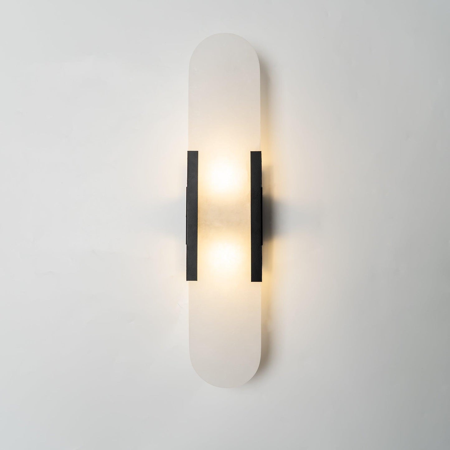 Elongated Alabaster Wall Sconce