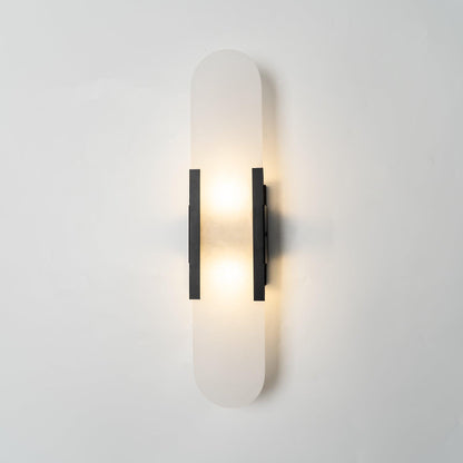 Elongated Alabaster Wall Sconce